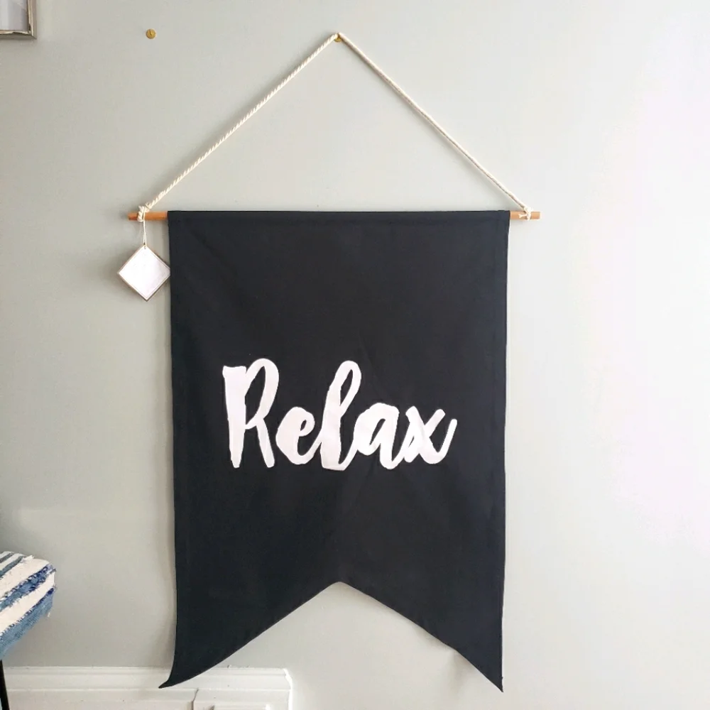 NWT Pottery Barn Teen Canvas Banner